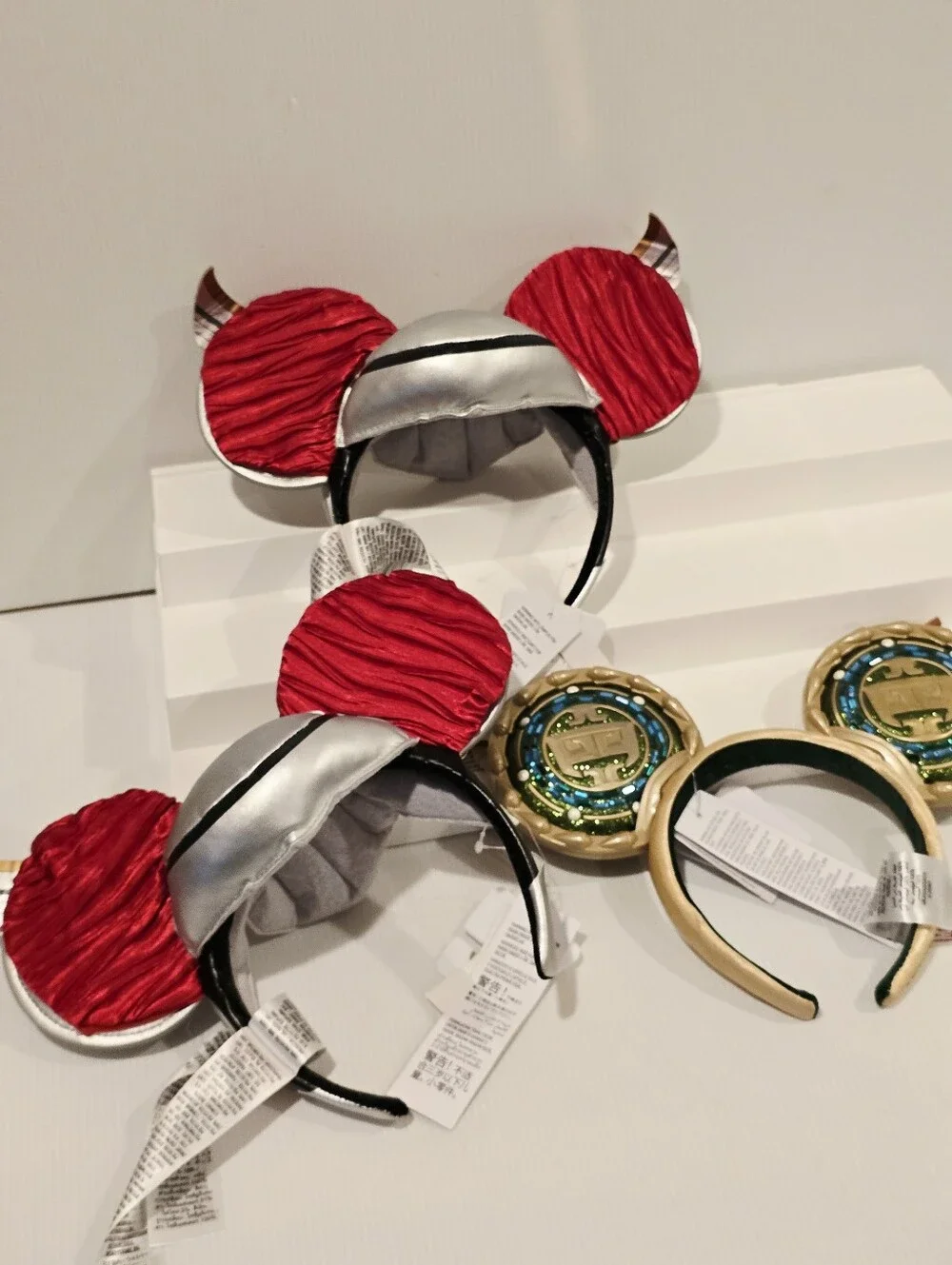 Disney Parks Mickey Ears Marvel Headband Set New